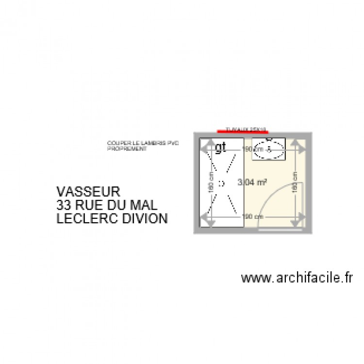 VASSUR. Plan de 0 pièce et 0 m2