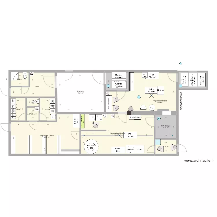 Haut Pouyet 003. Plan de 
