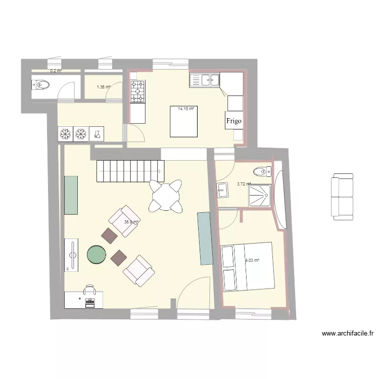 Pleuguenuec 3. Plan de Pleuguenuec 3. Plan de