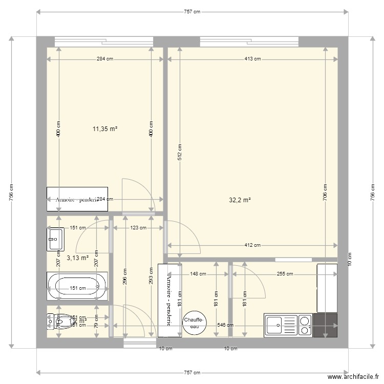 plan avant module 10. Plan de 0 pièce et 0 m2