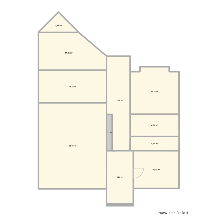 CVP PP - Origine. Plan de 0 pièce et 0 m2