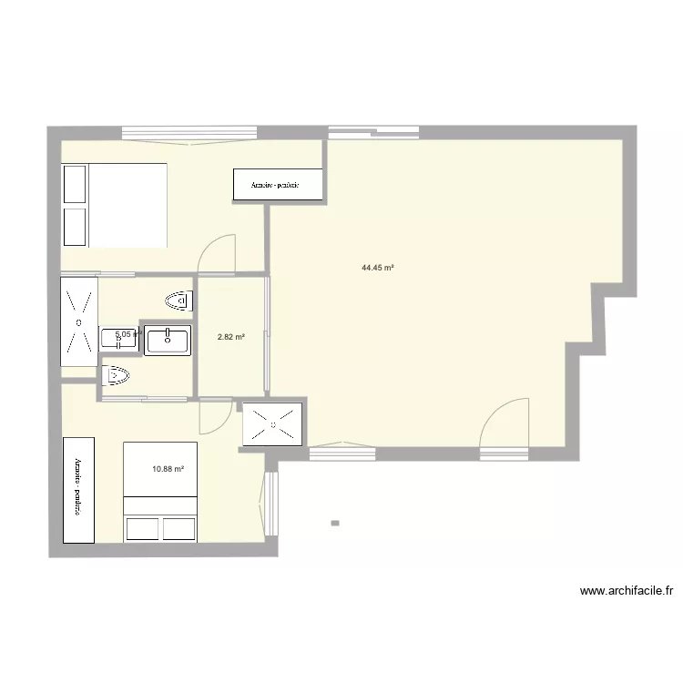 claudio Coello habitaciones. Plan de 