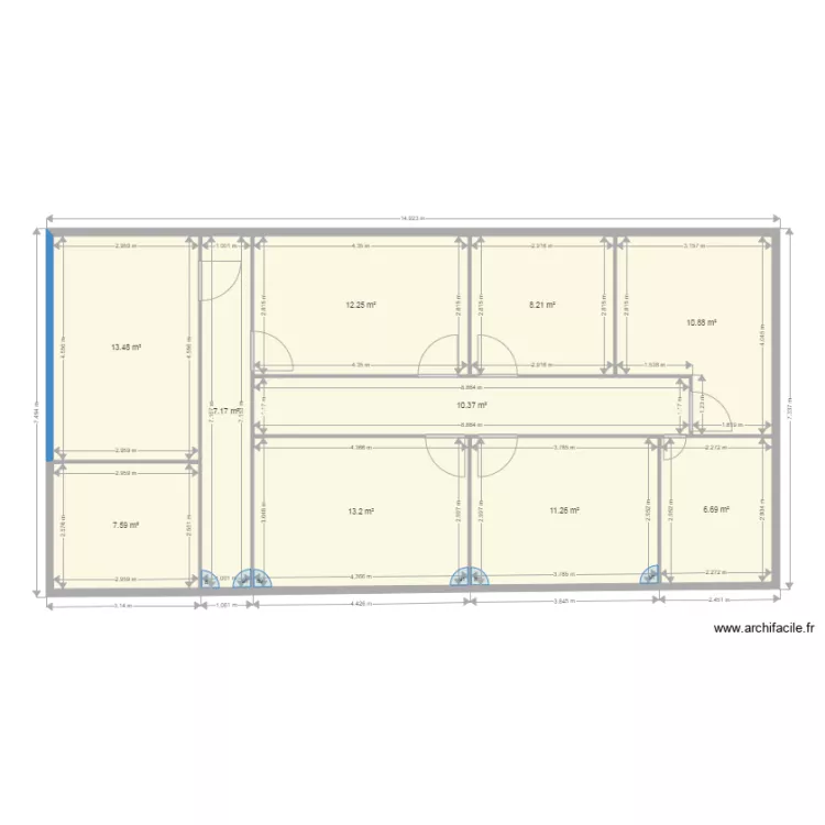 81 PONTPIERRE . Plan de 