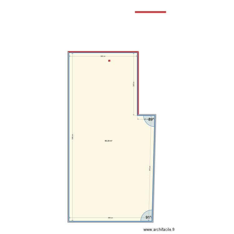 terrain samui. Plan de 1 pièce et 90 m2