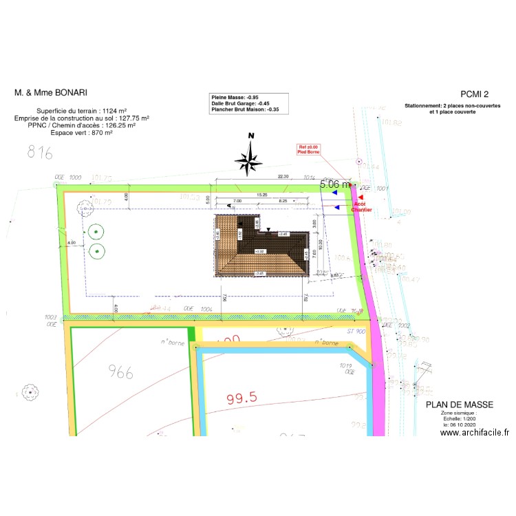 cloture. Plan de 0 pièce et 0 m2