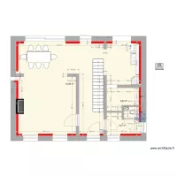 plan maison  RDC option 3