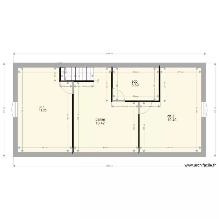 PLAN etage 1. Plan de 