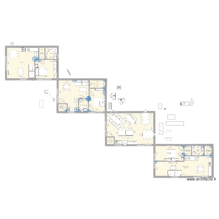 garage. Plan de 0 pièce et 0 m2