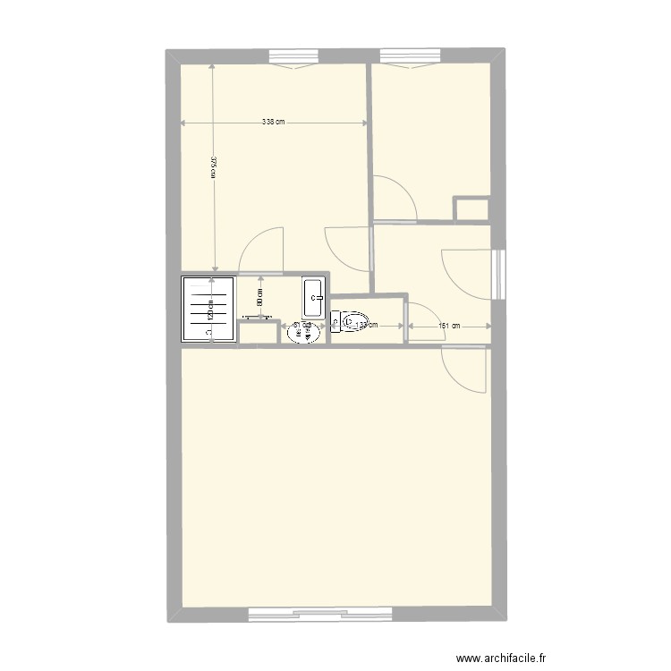 studio dinard. Plan de 0 pièce et 0 m2