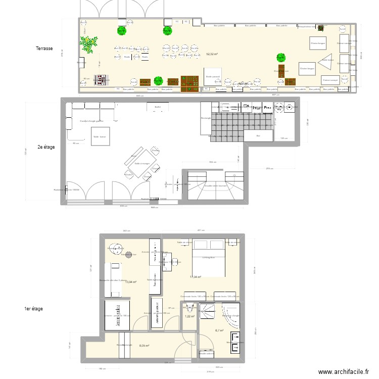 10 passage Rivière Terrasse - canapé d'angle. Plan de 0 pièce et 0 m2
