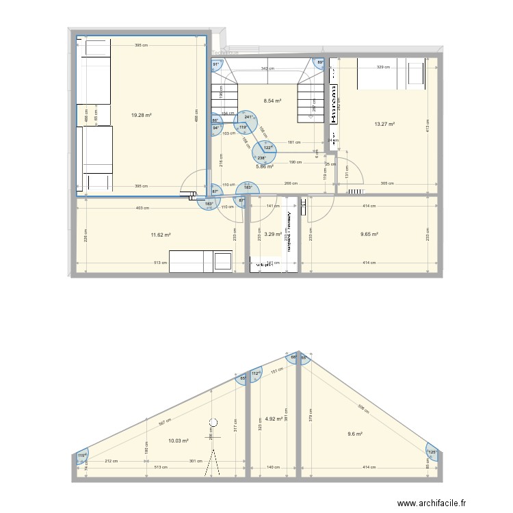 NEUILLY PLAN EXISTANT projet chambre enfants 1. Plan de 0 pièce et 0 m2