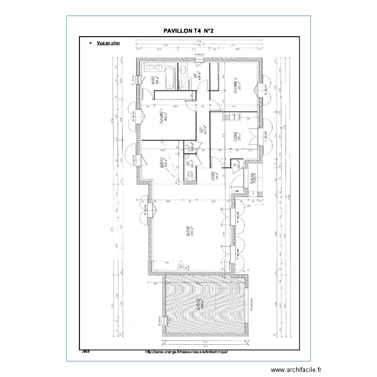 essai T4. Plan de 0 pièce et 0 m2