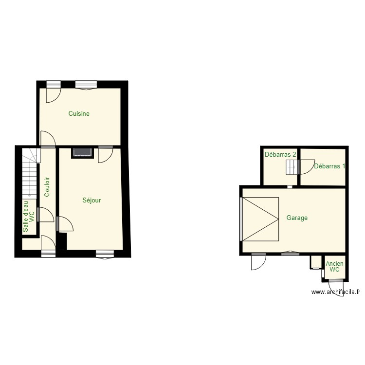 PREVOST HUTIN. Plan de 0 pièce et 0 m2