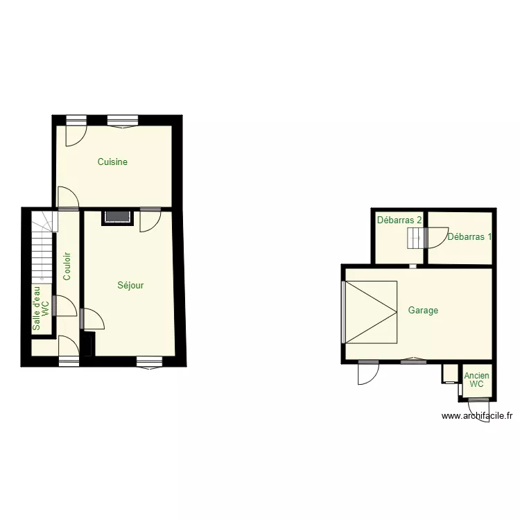 PREVOST HUTIN. Plan de 