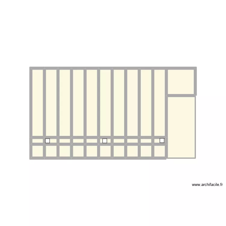 TERRASSE. Plan de 