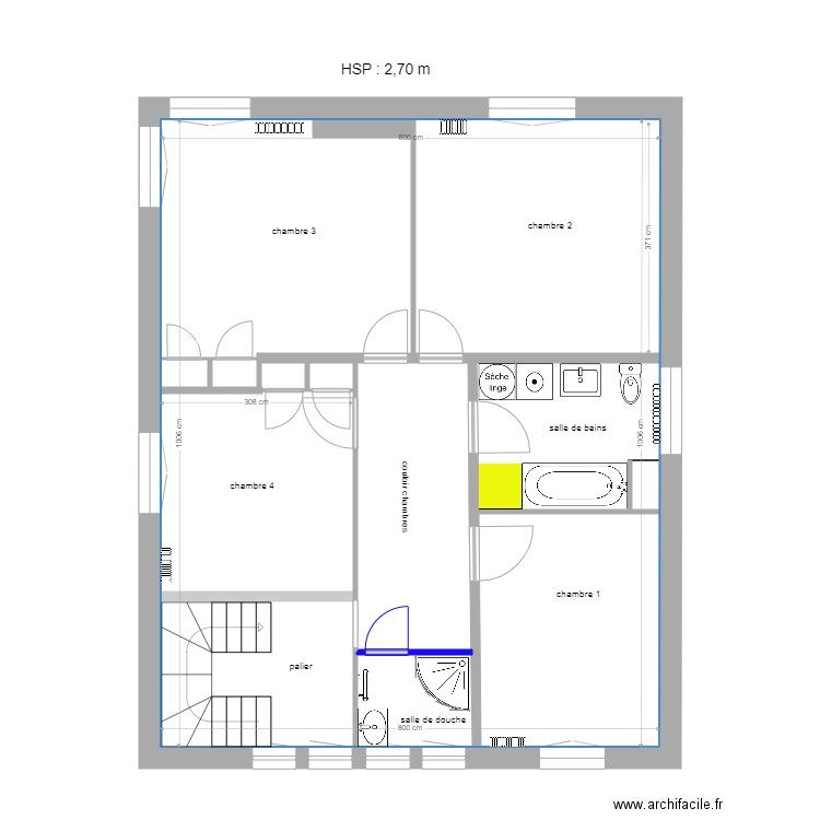 Enghien 1er étage proposition 28 12 2020 version 2. Plan de 0 pièce et 0 m2