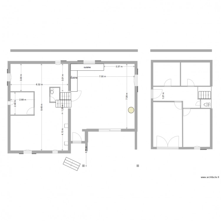 sous sol blanco. Plan de 0 pièce et 0 m2