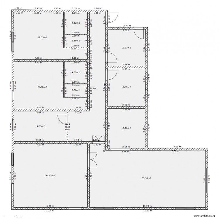 PROJET 1. Plan de 0 pièce et 0 m2