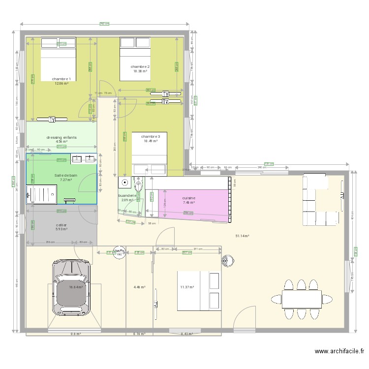 plan maison GERVAIS. Plan de 0 pièce et 0 m2