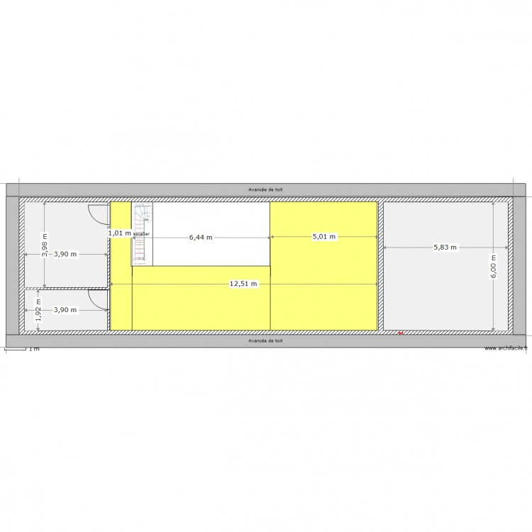 Etage 100e . Plan de 0 pièce et 0 m2