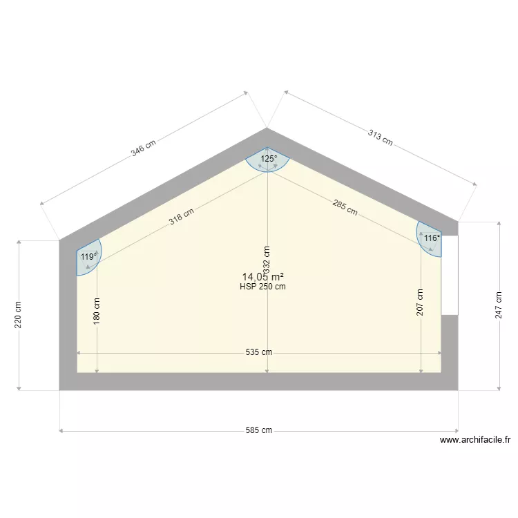 pignon 13. Plan de 