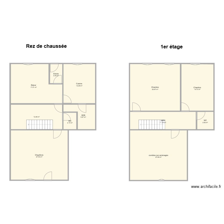 GRENIER BOEN. Plan de 0 pièce et 0 m2