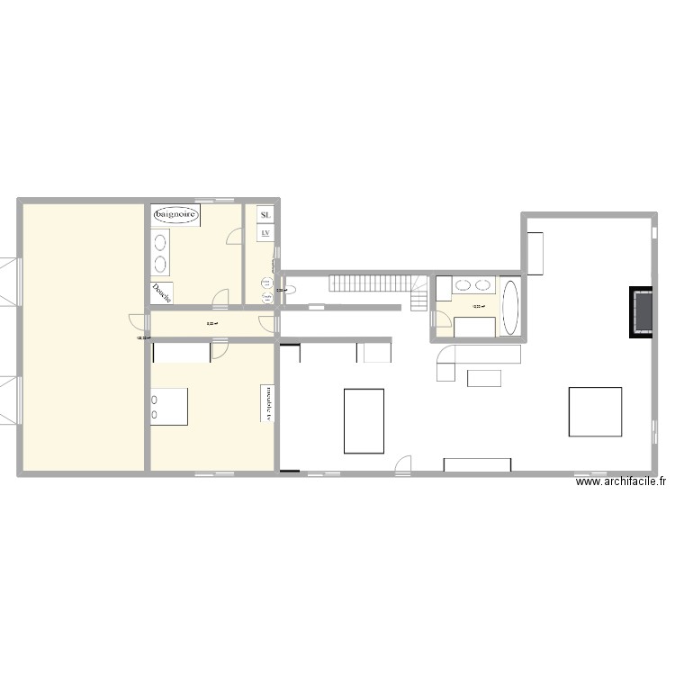 maison. Plan de 0 pièce et 0 m2