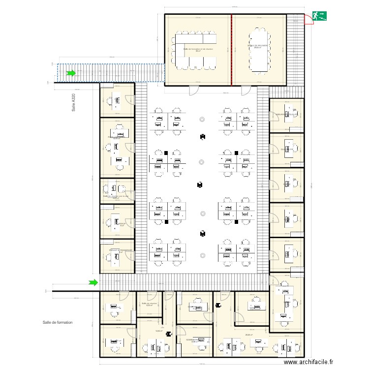 Open space V17. Plan de 0 pièce et 0 m2