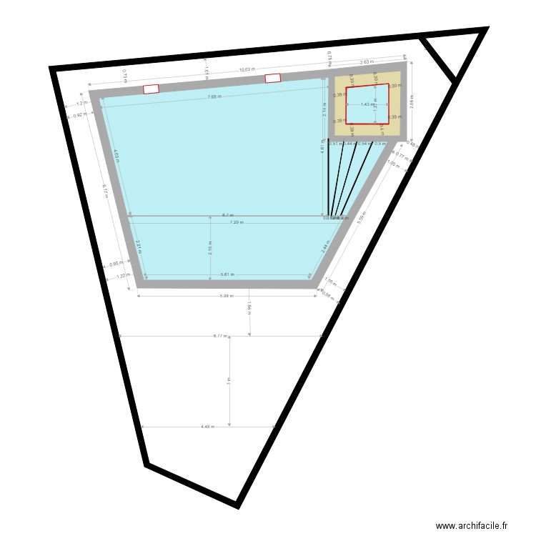 PISCINE PERSO. Plan de 0 pièce et 0 m2