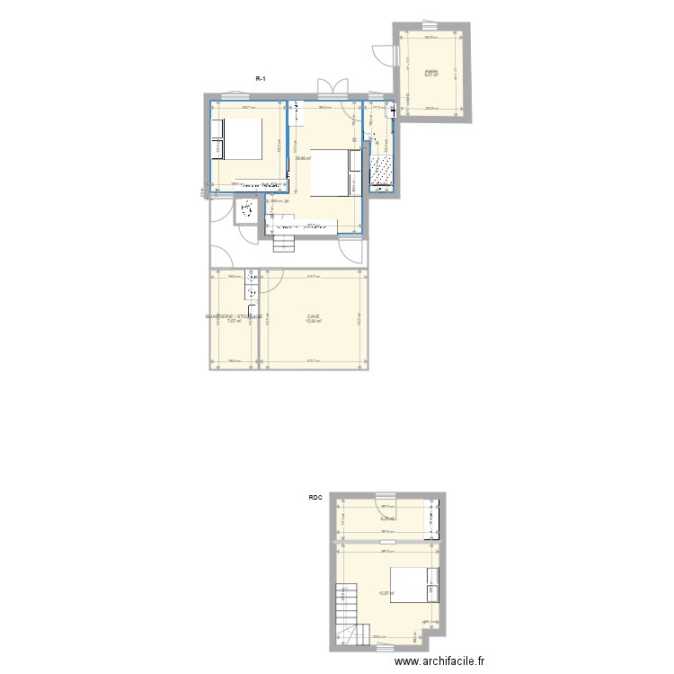 plans finaux rdc. Plan de 0 pièce et 0 m2