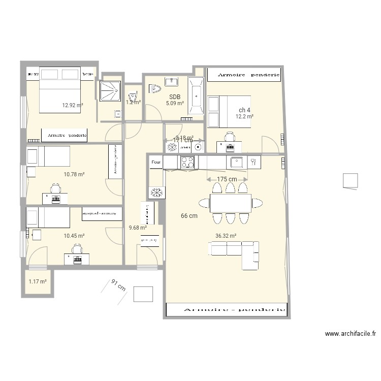 Alésia bis alternative. Plan de 0 pièce et 0 m2