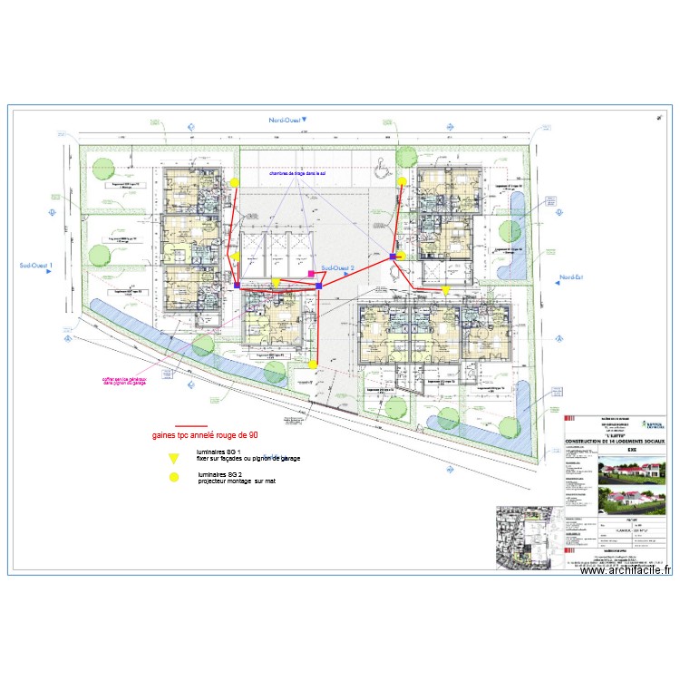 plan VRD eclairages publics   les illettes LOT 37. Plan de 0 pièce et 0 m2