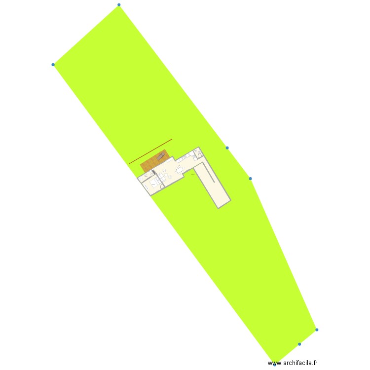 cadastre corrigé. Plan de 0 pièce et 0 m2