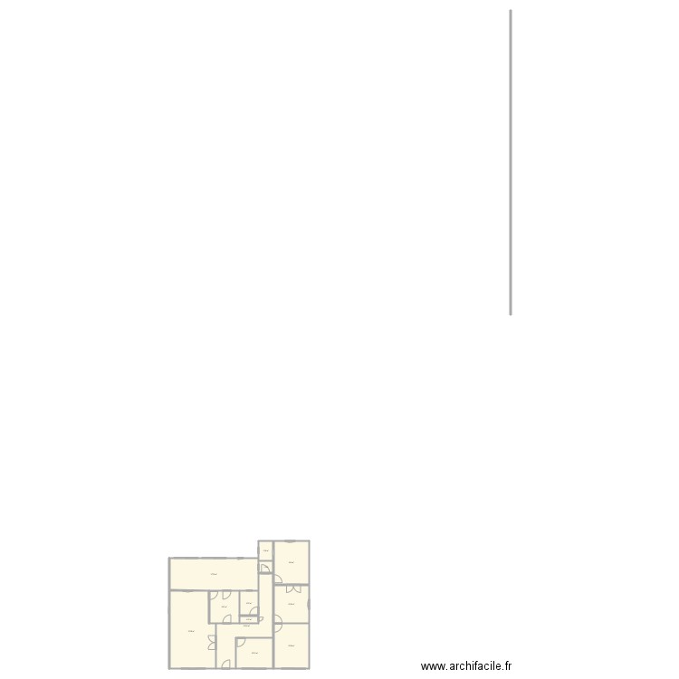 Bpl1. Plan de 12 pièces et 152 m2