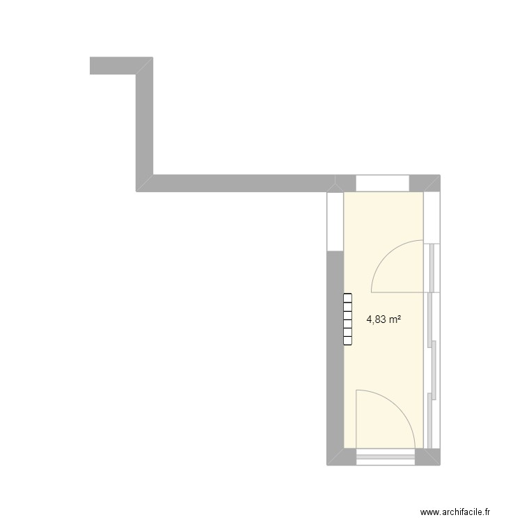 ST BREVIN . Plan de 1 pièce et 5 m2