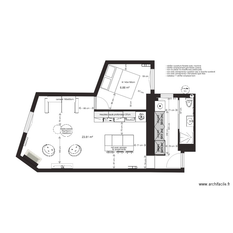 projet seveste plan 4. Plan de 0 pièce et 0 m2