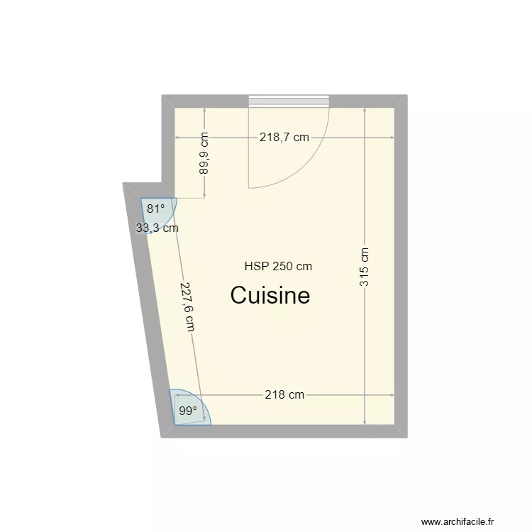 2eme studio gauche. Plan de 2eme studio gauche. Plan de