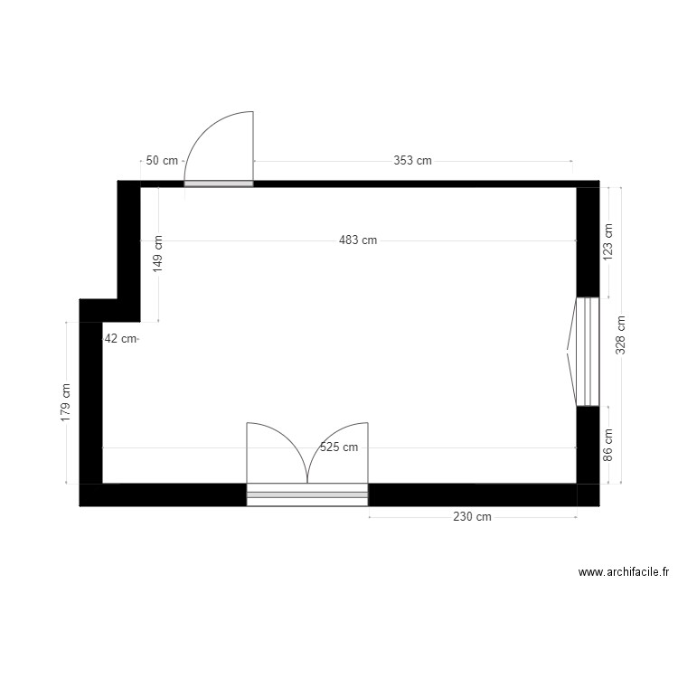 sèvres cuisine existant. Plan de 0 pièce et 0 m2