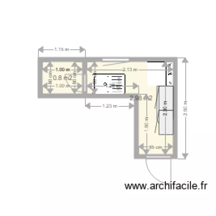 PLAN CUISINE TRETAIGNE. Plan de 