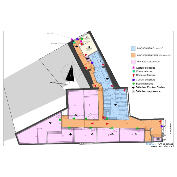 VIDEO CLERMONT. Plan de 2 pièces et 20 m2