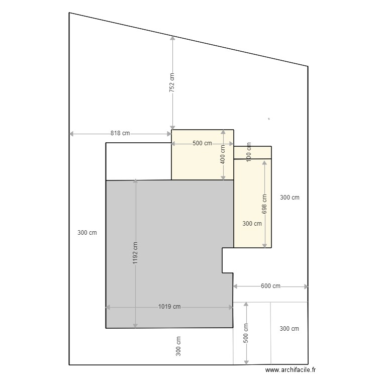 Plan de Masse du Lot 6. Plan de 0 pièce et 0 m2