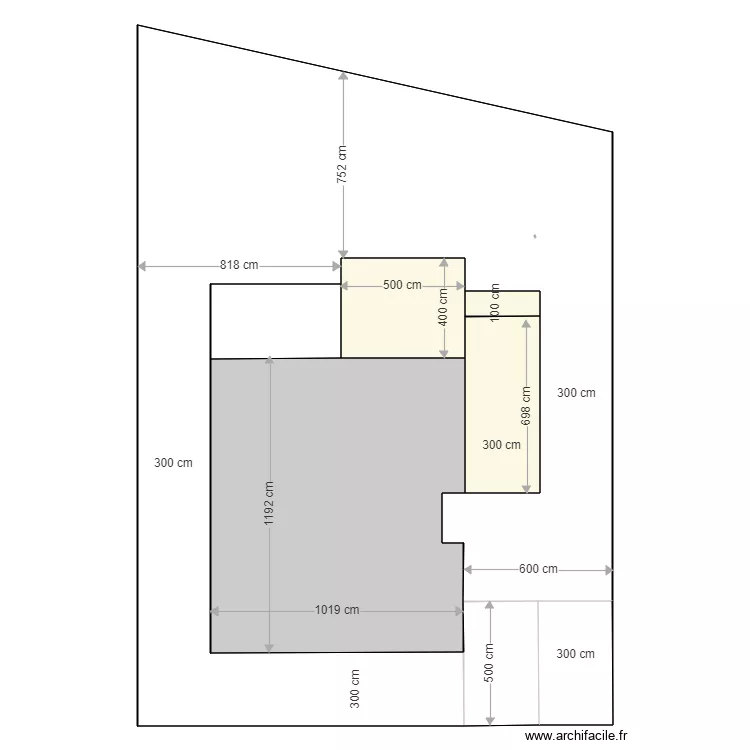 Plan de Masse du Lot 6. Plan de 