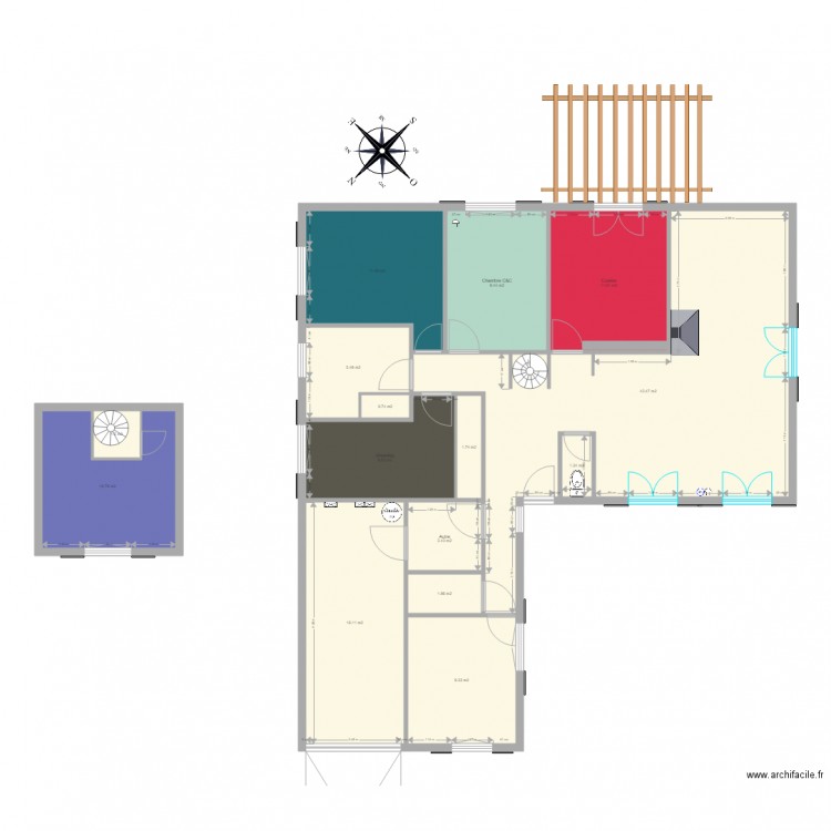 Maison Montberon V3. Plan de 0 pièce et 0 m2