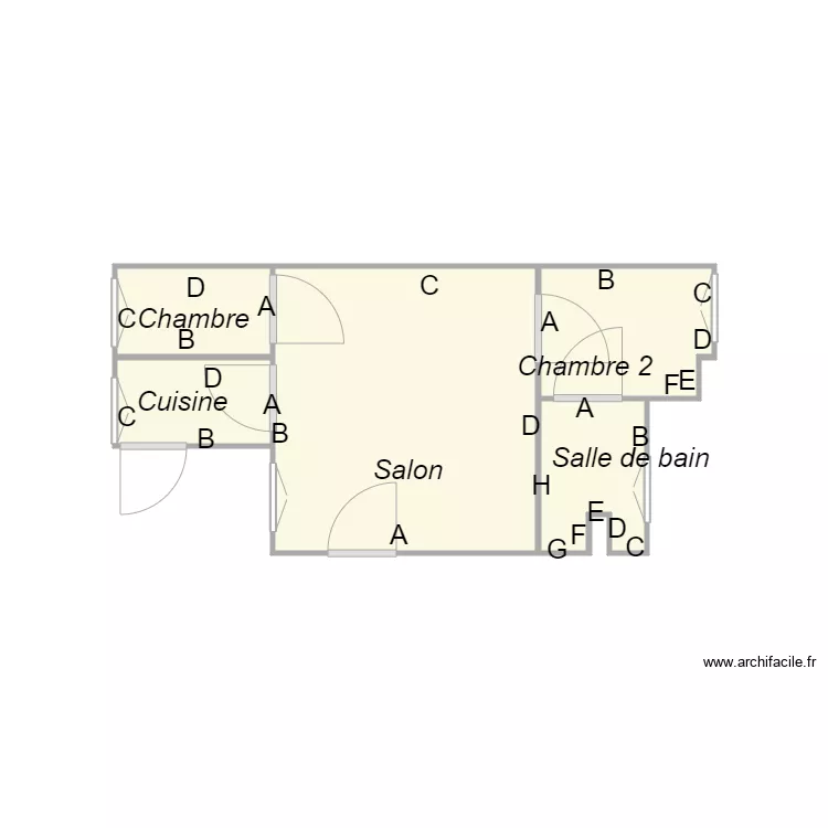 Croquis FUMADELLES. Plan de 