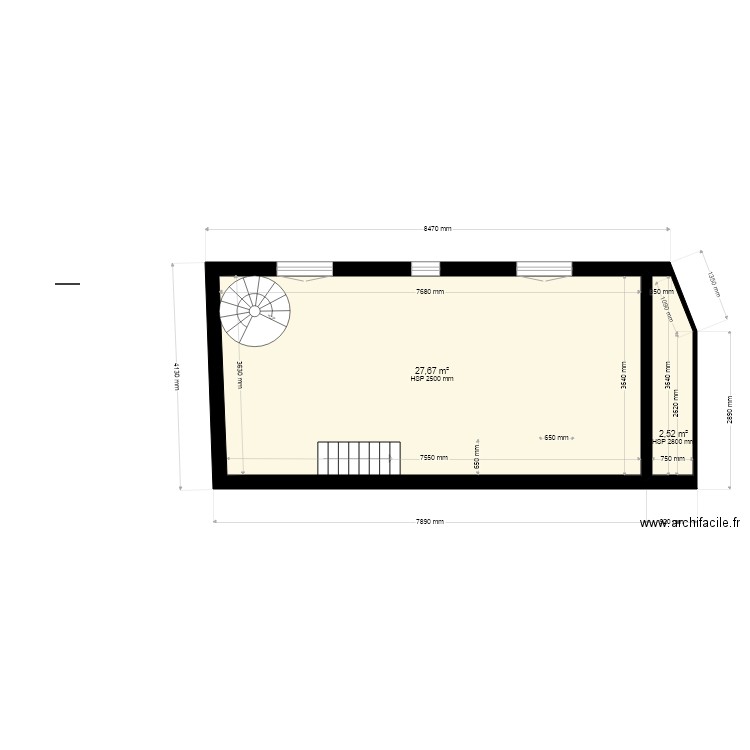 pavillon 2eme étage 27. Plan de 0 pièce et 0 m2