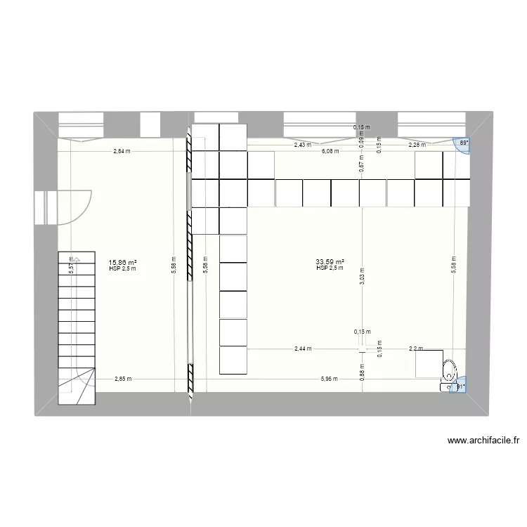 République RC calepinage 6. Plan de 2 et 49 m² République RC calepinage 6. Plan de 2 et 49 m²