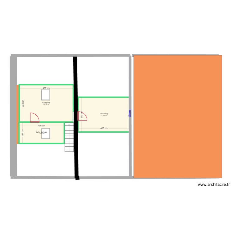 papy etage2. Plan de 0 pièce et 0 m2
