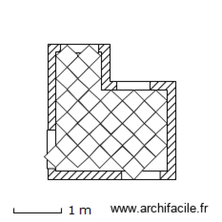 palier niv.3 (ind.b). Plan de 
