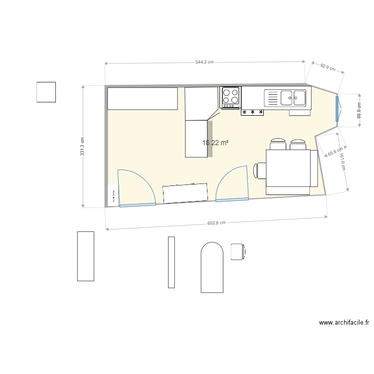 test. Plan de 0 pièce et 0 m2