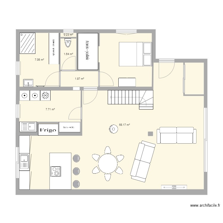 maison en bois. Plan de 0 pièce et 0 m2